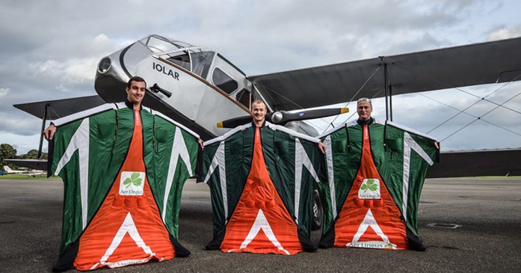 Irish Wingsuit Team with Iolar